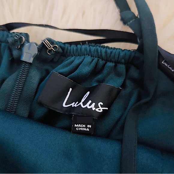 Lulus Mythical Kind of Love Dark Green Maxi Dress - Picture 5 of 7